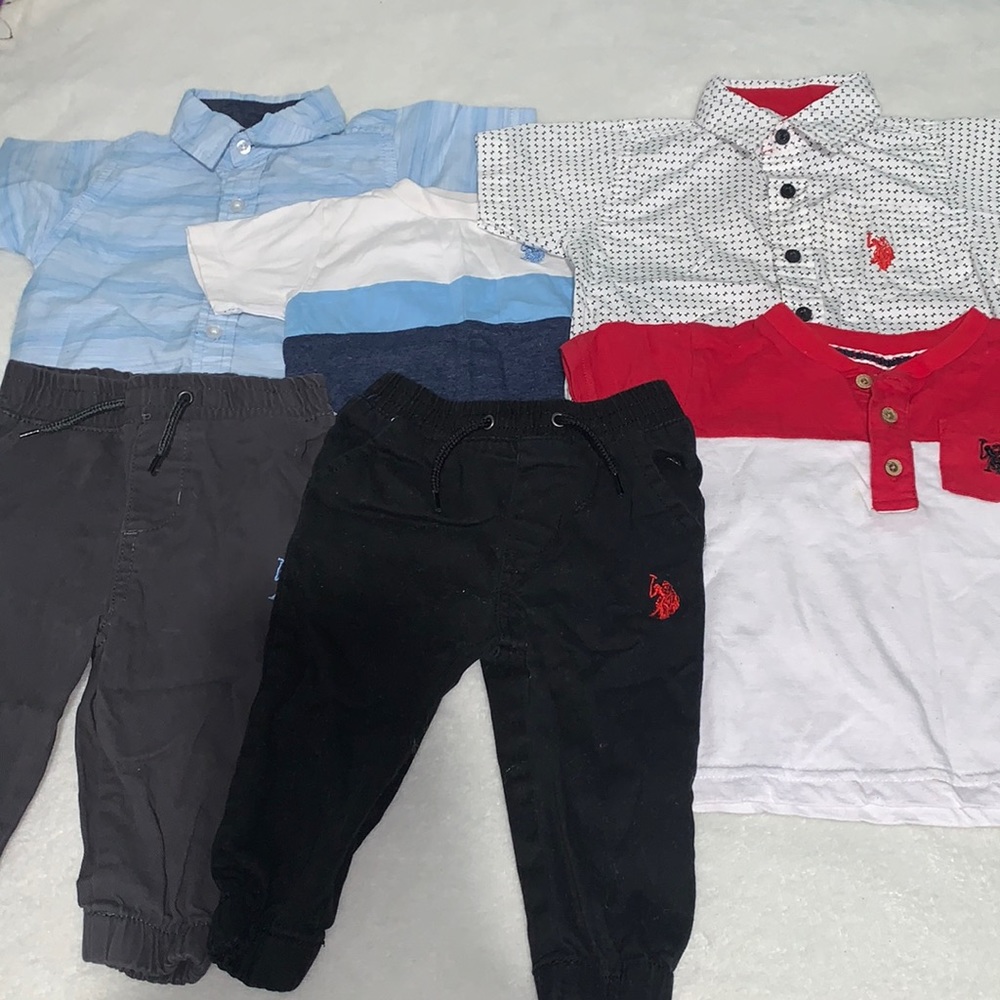 Blue and Red U.S POLO ASSN. Matching sets|6 piece
